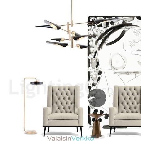 Moderni Contemporary 4 Tier 8 Light kattokruunu Moderni Contemporary 4 Tier 8 Light kattokruunu