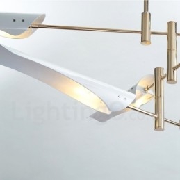 Moderni Contemporary 4 Tier 8 Light kattokruunu