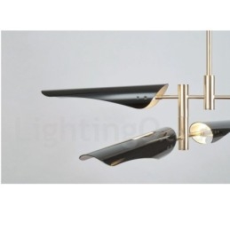Moderni Contemporary 4 Tier 8 Light kattokruunu