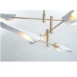 Moderni Contemporary 4 Tier 8 Light kattokruunu