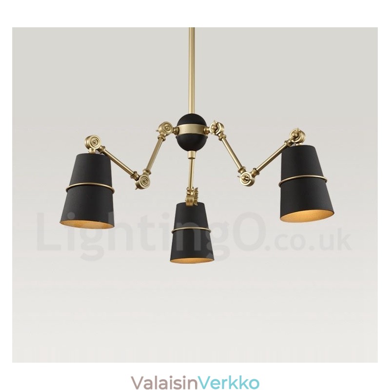 3 Light Moderni, nykyaikainen kattokruunulamppu