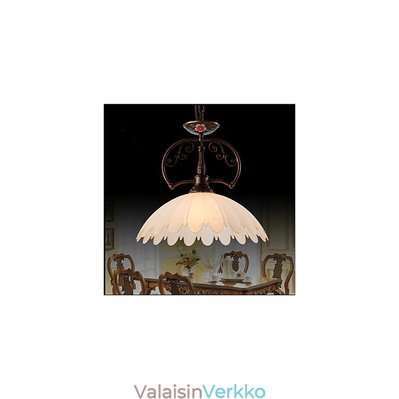 Retro käsinmaalattu Art-riippuvalaisin valaistus Lampun valaistus