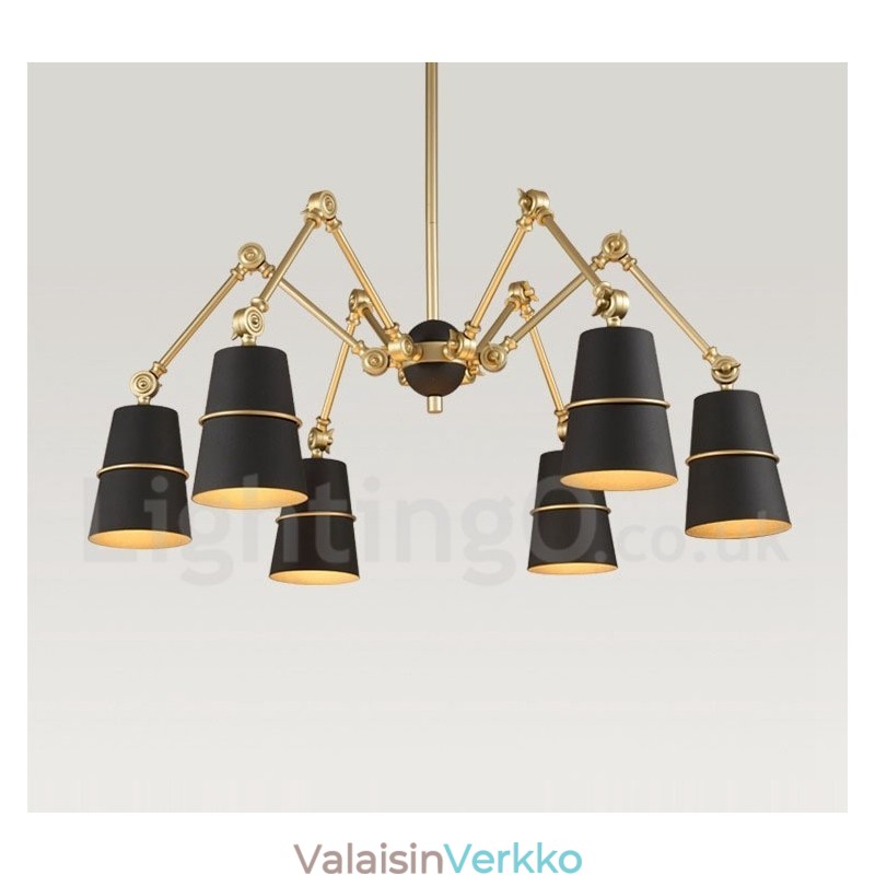 6 valoa kattokruunulamppu modernilla ja nykyaikaisella valolla