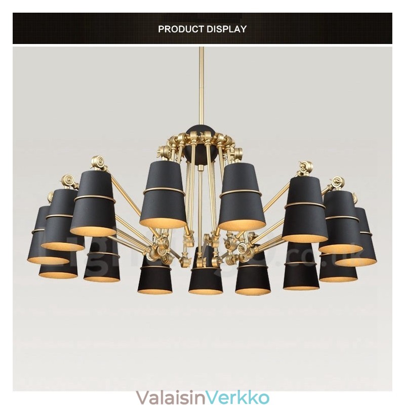 15 Light Moderni nykyaikainen kattokruunulamppu