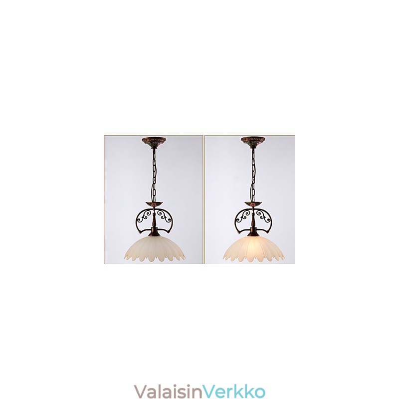 Retro käsinmaalattu Art-riippuvalaisin valaistus Lampun valaistus