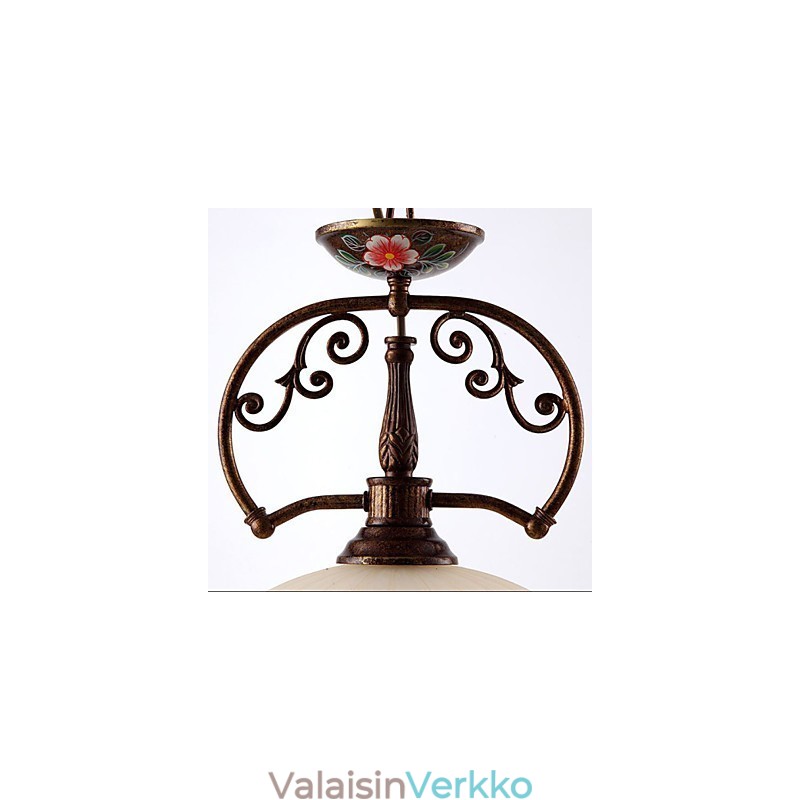 Retro käsinmaalattu Art-riippuvalaisin valaistus Lampun valaistus