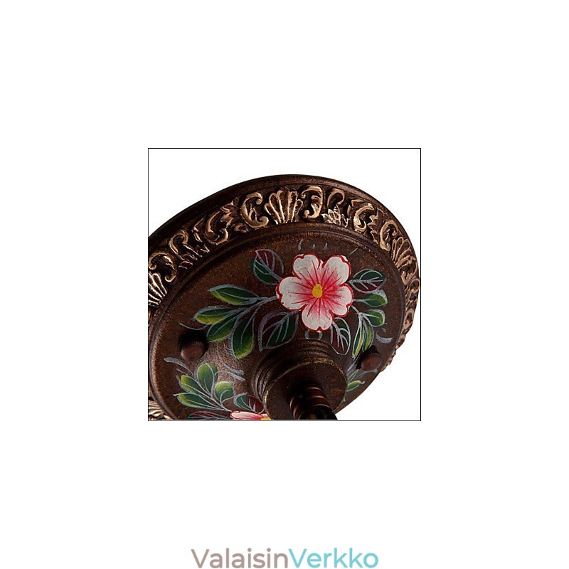 Retro käsinmaalattu Art-riippuvalaisin valaistus Lampun valaistus