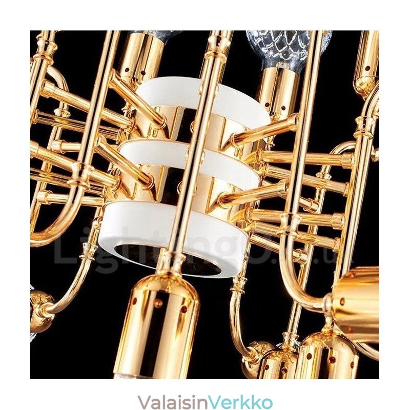 4-tasoinen moderni nykyaikainen 24-kevyinen kattokruunulamppu