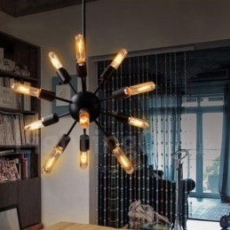 12 Kevyt Retro Vintage Sputnik kattokruunu