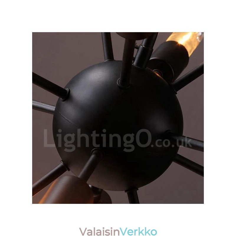 12 Kevyt Retro Vintage Sputnik kattokruunu
