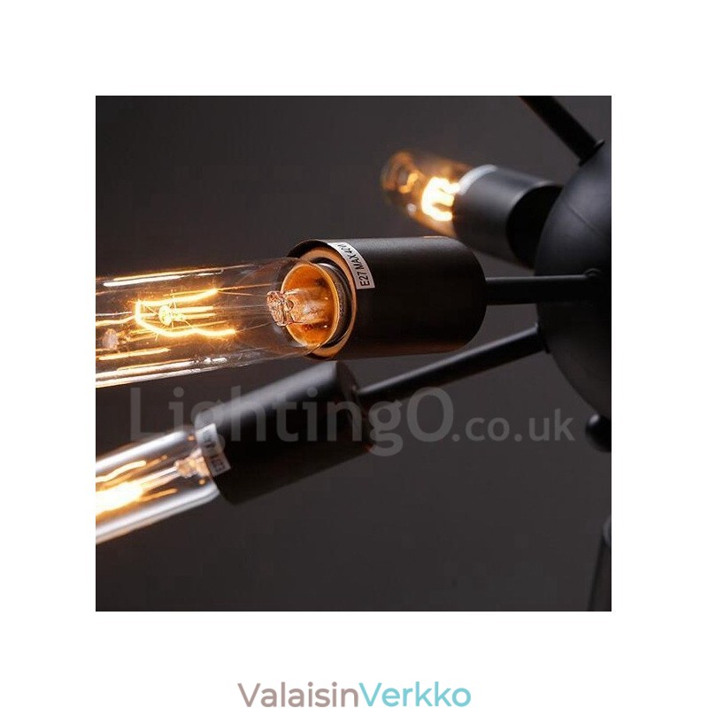 12 Kevyt Retro Vintage Sputnik kattokruunu