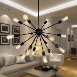 16 Light Vintage Retro Sputnik kattokruunu