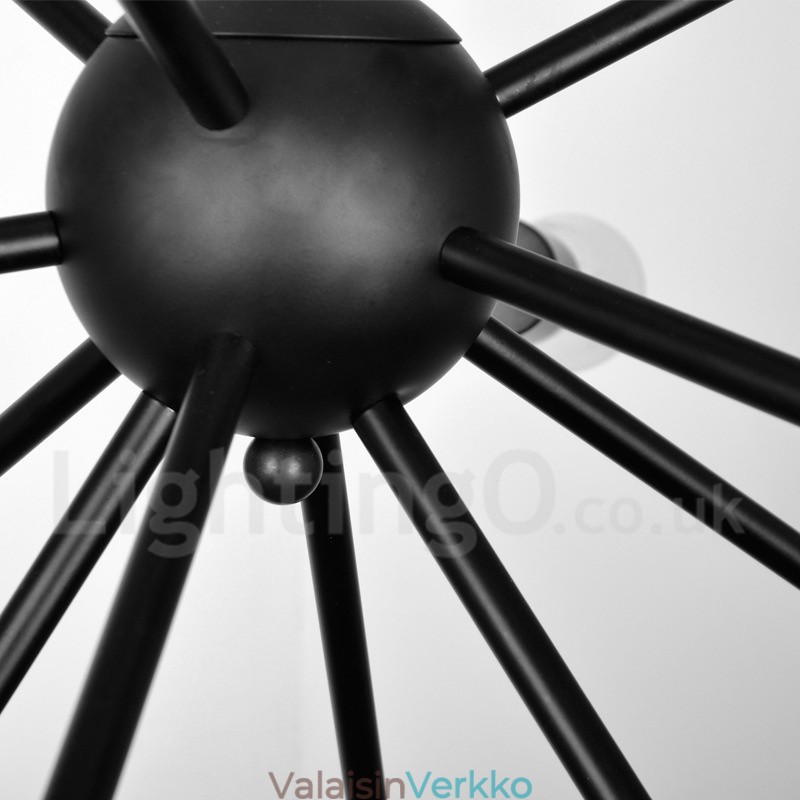 16 Light Vintage Retro Sputnik kattokruunu