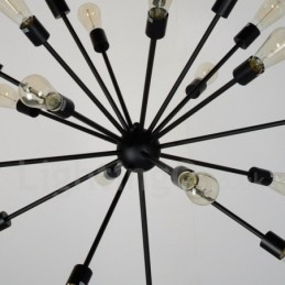 16 Light Vintage Retro Sputnik kattokruunu