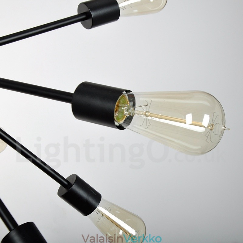 16 Light Vintage Retro Sputnik kattokruunu