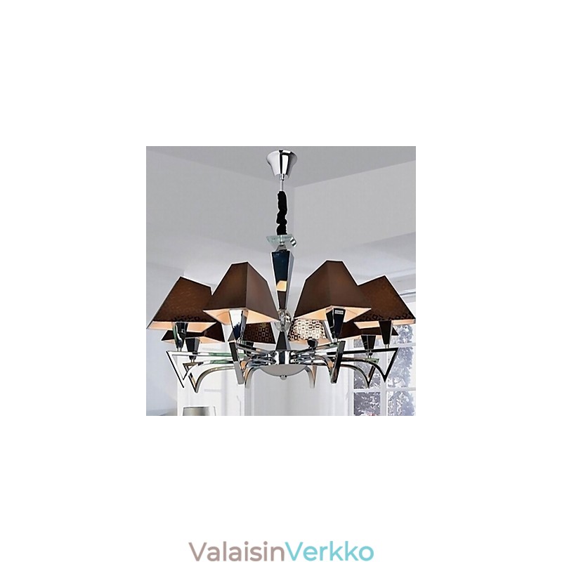 Muoti takorautainen kattokruunu valaistus Art kattokruunu 8 valolla