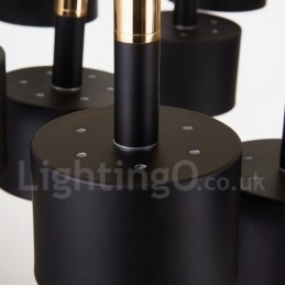 15 Light 2-tasoinen moderni nykytyylinen kattokruunulamppu