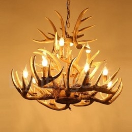 Vintage Country 12 Light kattokruunu valo