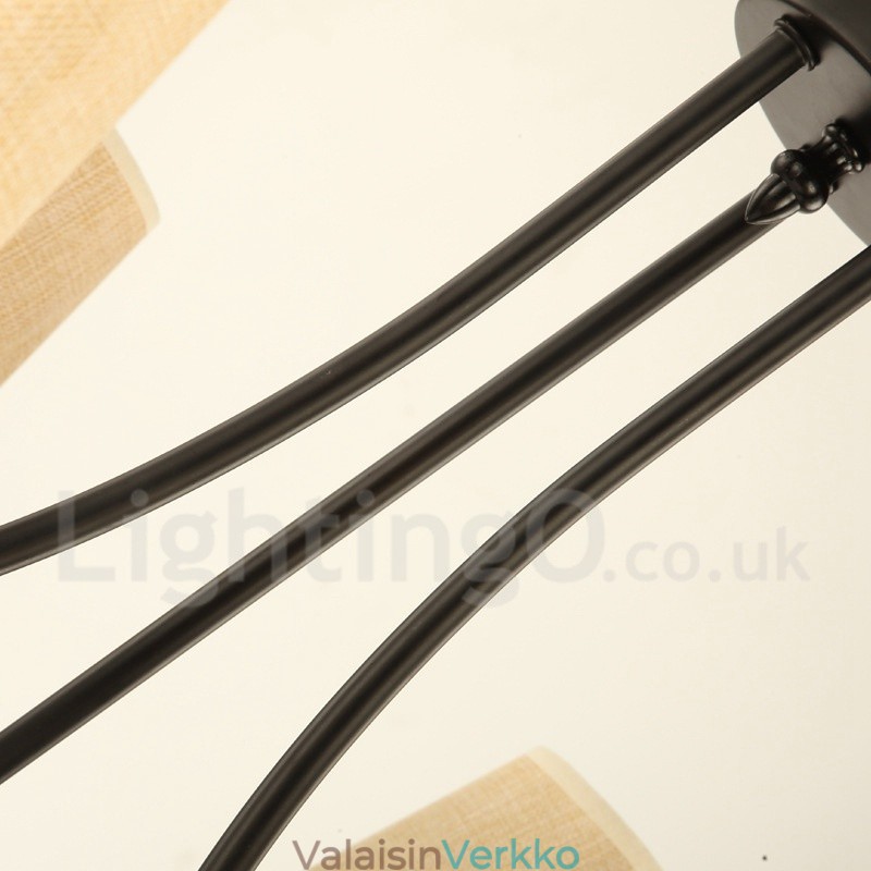 Country Retro 8 Light, yksitasoinen kattokruunulamppu