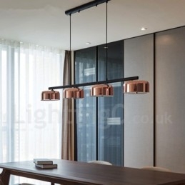 4 valoa yksitasoinen moderni nykyaikainen pyörivä kattokruunu