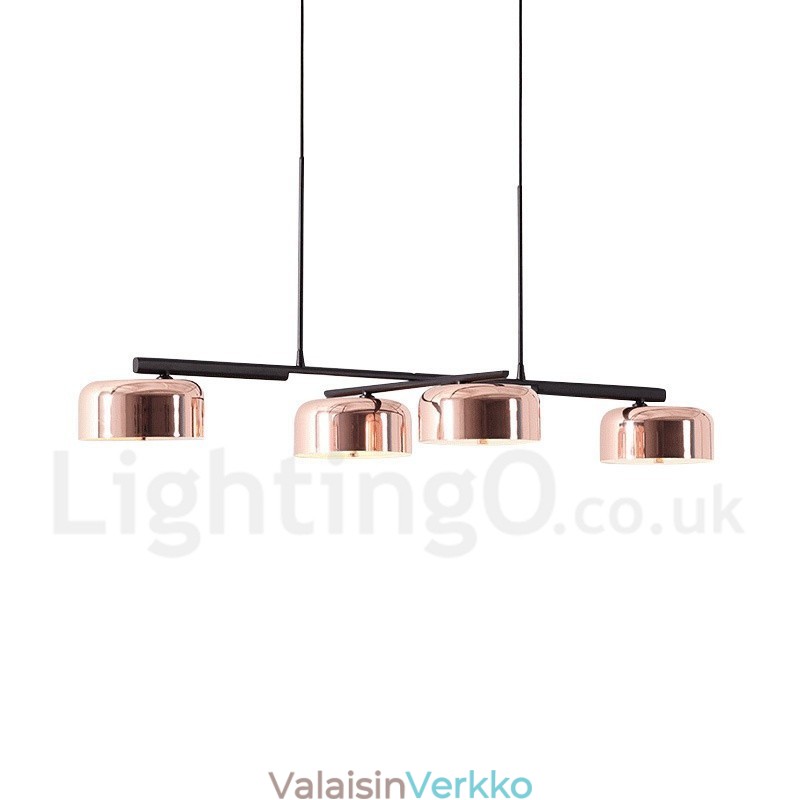 4 valoa yksitasoinen moderni nykyaikainen pyörivä kattokruunu