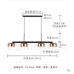4 valoa yksitasoinen moderni nykyaikainen pyörivä kattokruunu