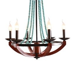 Bohemia 6 Yksinkertaista eurooppalaista Välimeren pää Drop Amerikkalainen Country Brittiläinen maaseudun Living Lamps