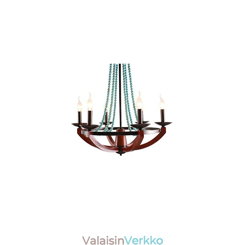 Bohemia 6 Yksinkertaista eurooppalaista Välimeren pää Drop Amerikkalainen Country Brittiläinen maaseudun Living Lamps