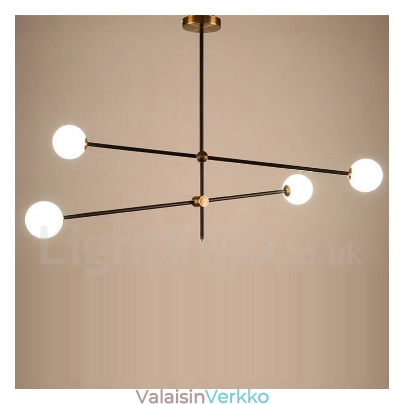 Moderni nykyaikainen 4-valo 2-kerroksinen kattokruunuvalo