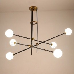 Moderni nykyaikainen 6 Light 3-tasoinen kattokruunuvalo