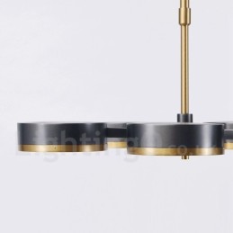 5 Light Moderni nykyaikainen yksitasoinen kattokruunuvalo