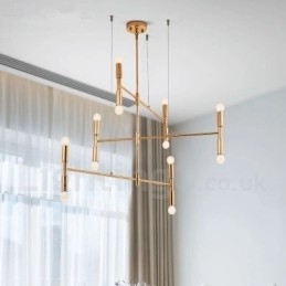 8 Light 3-tasoinen moderni nykyaikainen kattokruunulamppu