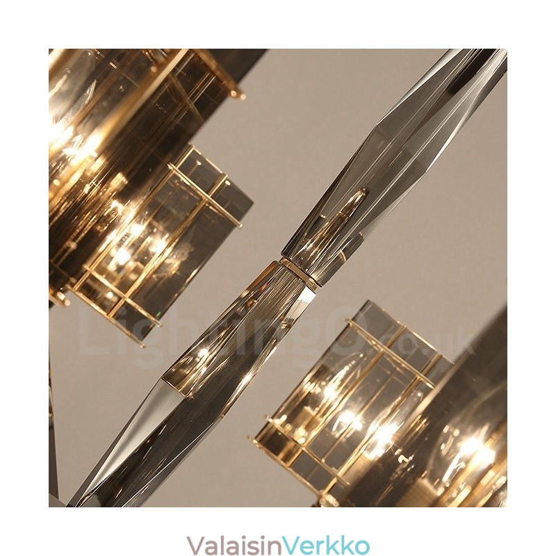 6 Light Moderni, nykyaikainen yksitasoinen kattokruunuvalo