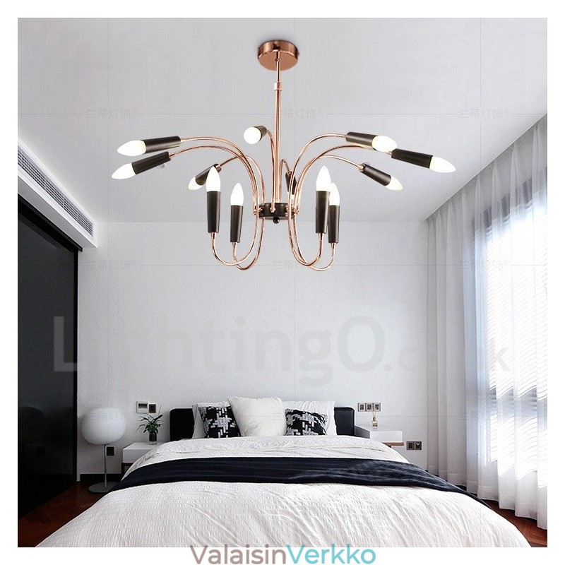 2 Taso 12 Light Moderni nykyaikainen kattokruunuvalo