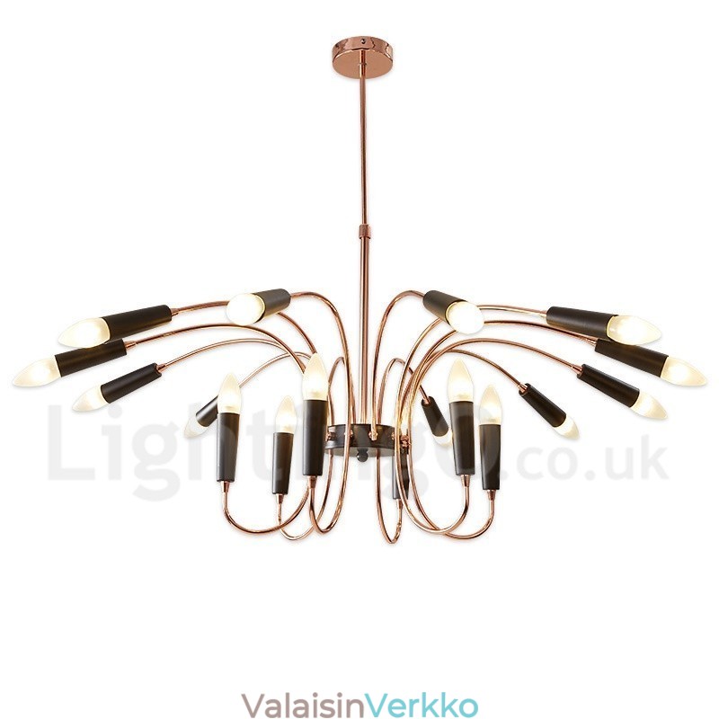 2 Taso 18 Light Moderni nykyaikainen kattokruunuvalo