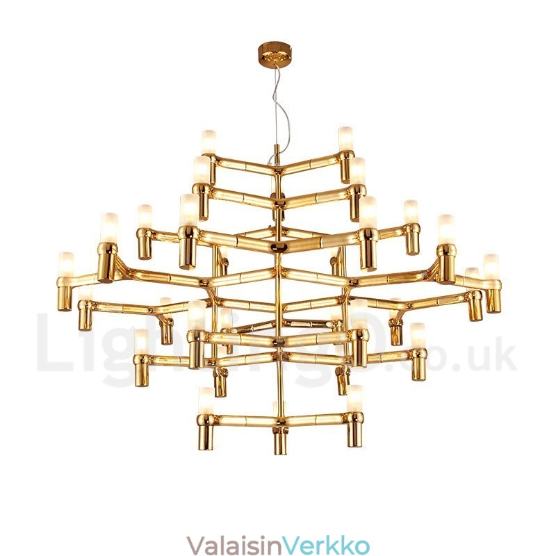 30 Light 5-tasoinen moderni nykyaikainen kattokruunulamppu