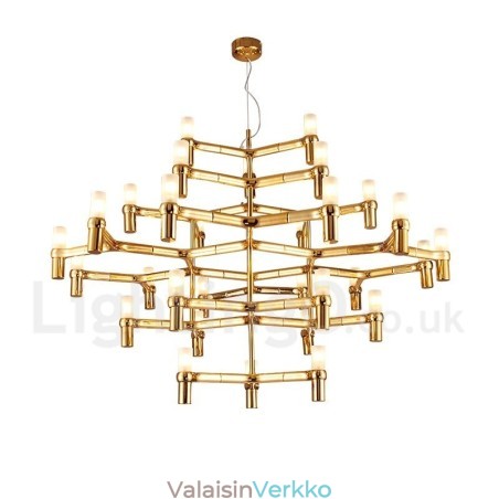 30 Light 5-tasoinen moderni nykyaikainen kattokruunulamppu 30 Light 5-tasoinen moderni nykyaikainen kattokruunulamppu