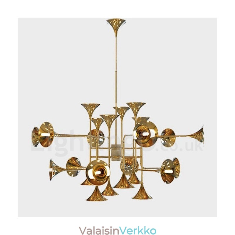 24 Light Kattokruunulamppu Moderni nykyaikainen valo