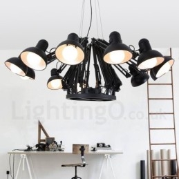 12 Light Moderni, nykyaikainen yksitasoinen kattokruunulamppu