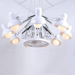 12 Light Moderni, nykyaikainen yksitasoinen kattokruunulamppu