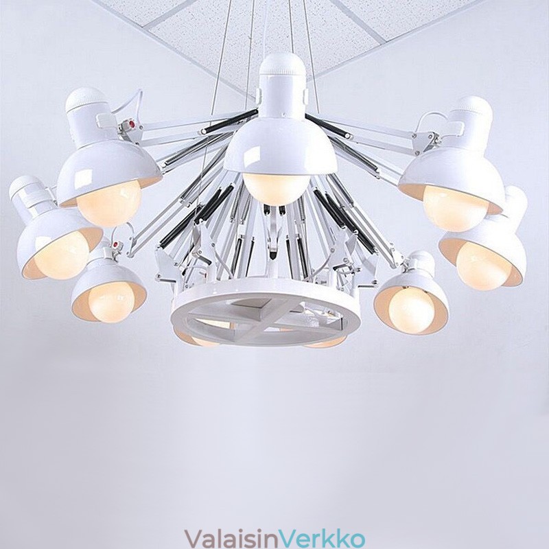 12 Light Moderni, nykyaikainen yksitasoinen kattokruunulamppu