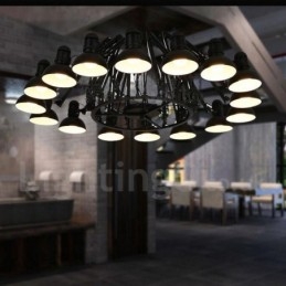 16 Light Moderni, nykyaikainen yksitasoinen kattokruunulamppu