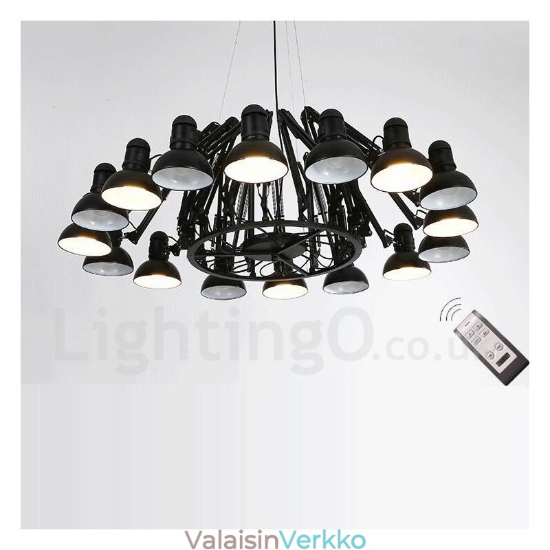 16 Light Moderni, nykyaikainen yksitasoinen kattokruunulamppu