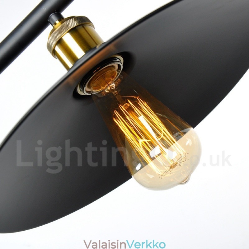 2 Light Country Vintage metalliriippuvalaisin