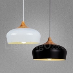 1 Light Moderni nykyaikainen puinen riippuvalaisin
