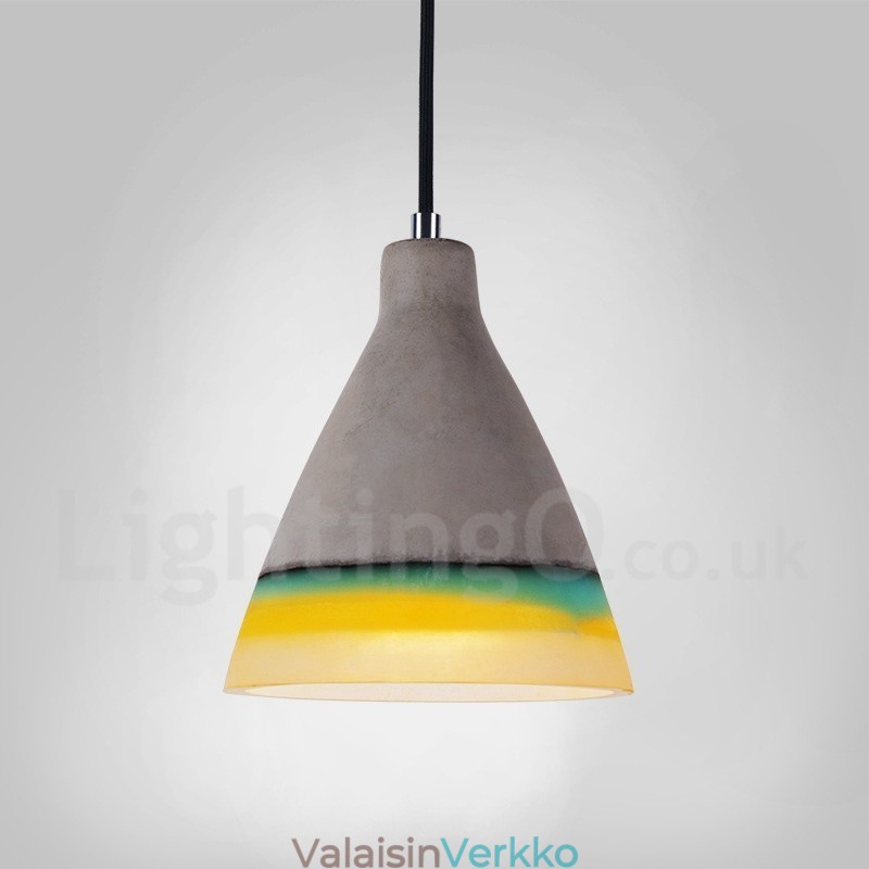 1 Light Vintage Concrte riippuvalaisin
