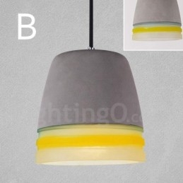 1 Light Vintage Concrte riippuvalaisin
