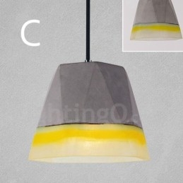 1 Light Vintage Concrte riippuvalaisin