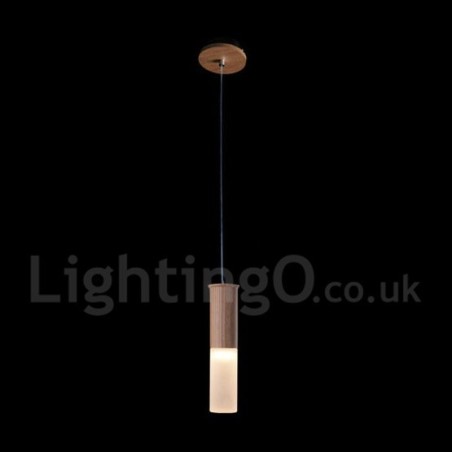 Moderni nykyaikainen One Light puinen riippuvalaisin Moderni nykyaikainen One Light puinen riippuvalaisin