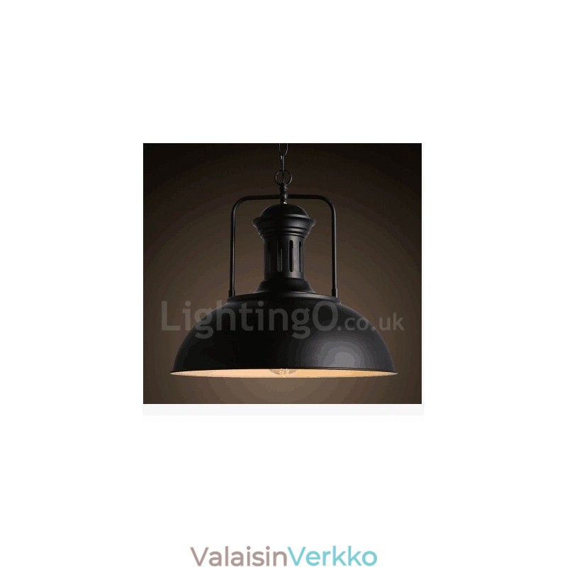 Musta Country Vintage metalliriippuvalaisin